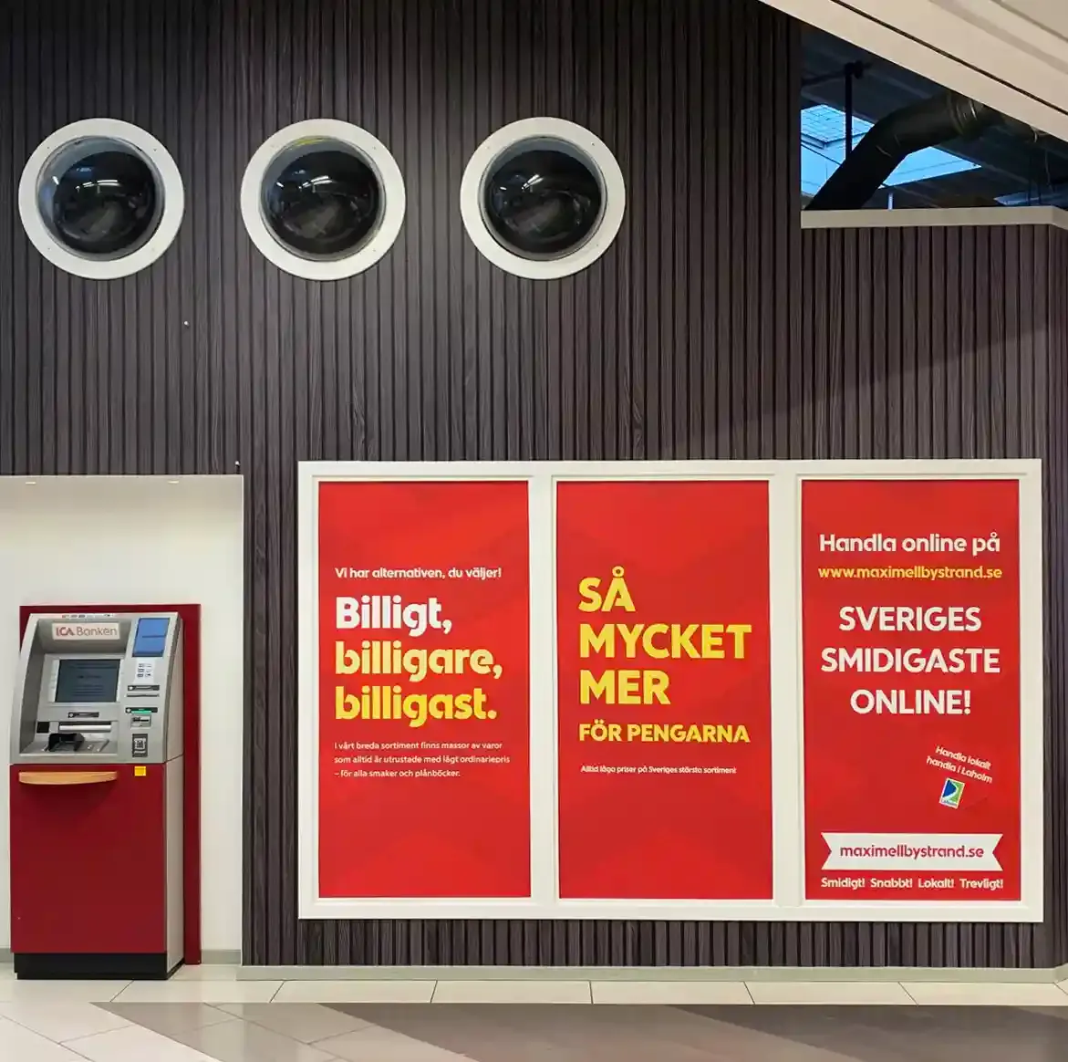 Mässa event reklam reklamvägg dekor skylt skyltar